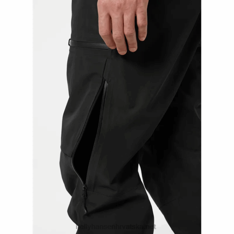 J0HV616 muške skijaške hlače elevation infinity shell 2.0 muškarci Helly-Hansen duboki fjord