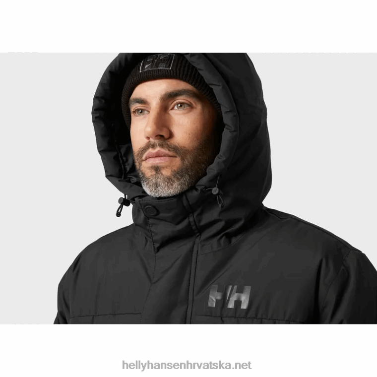 J0HV380 muška reine puf jakna muškarci Helly-Hansen crno
