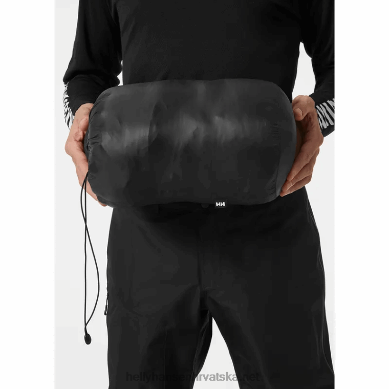 J0HV218 muška lifa pro belay izolirana jakna muškarci Helly-Hansen crno