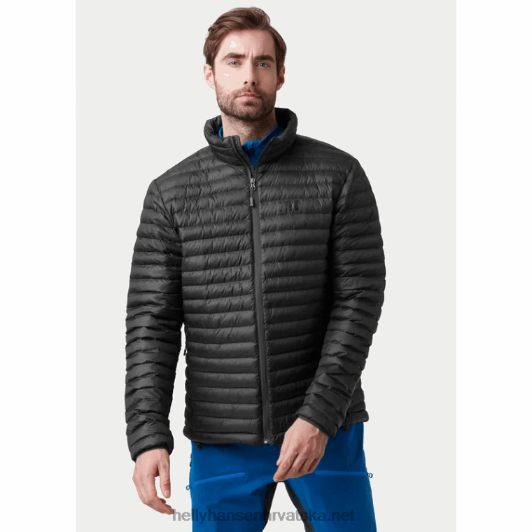 J0HV228 muška sirdal izolirana jakna muškarci Helly-Hansen crno