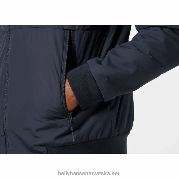 J0HV320 muška aktivna jesenja jakna s izolacijom muškarci Helly-Hansen mornarica