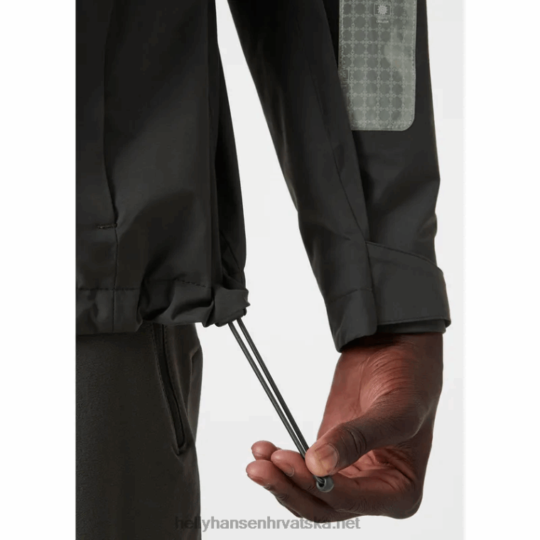 J0HV110 muška Salholm jakna za jedrenje muškarci Helly-Hansen ebanovina