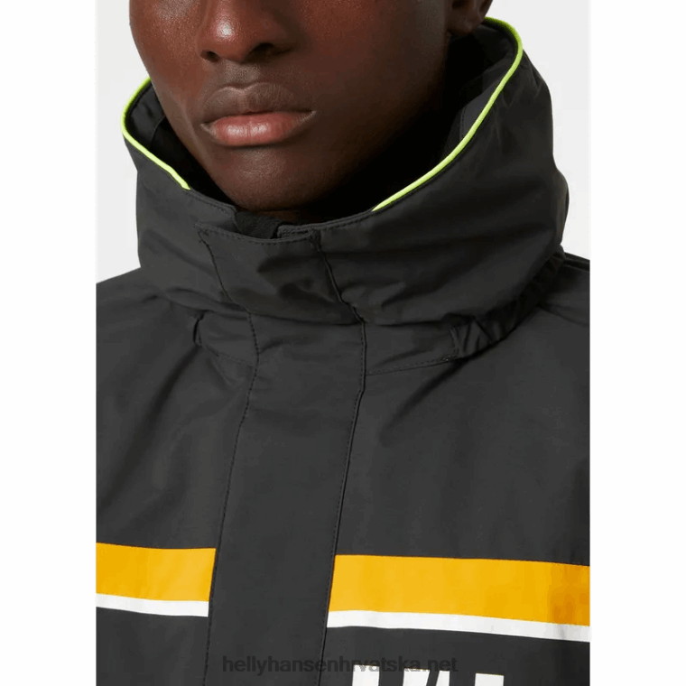 J0HV110 muška Salholm jakna za jedrenje muškarci Helly-Hansen ebanovina