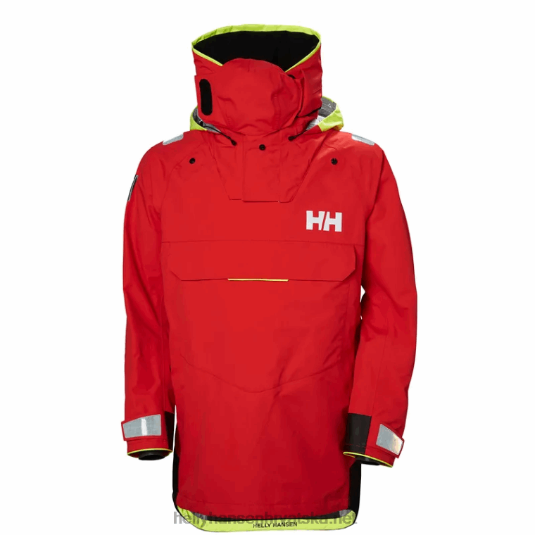 J0HV120 muški aegir ocean dry top muškarci Helly-Hansen upozorenje crveno