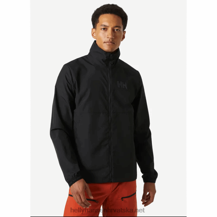 J0HV129 muška hp lagana vjetrovka 2.0 muškarci Helly-Hansen crno