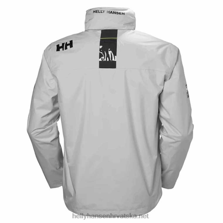 J0HV19 muška srednjeslojna jakna s kapuljačom muškarci Helly-Hansen siva magla