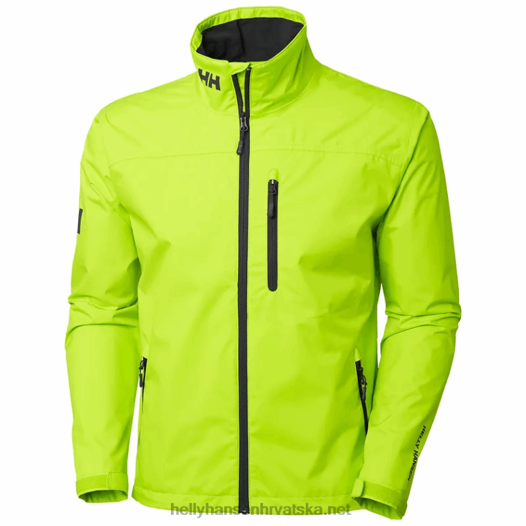 J0HV25 muška jakna za jedrenje za posadu muškarci Helly-Hansen azidno vapno