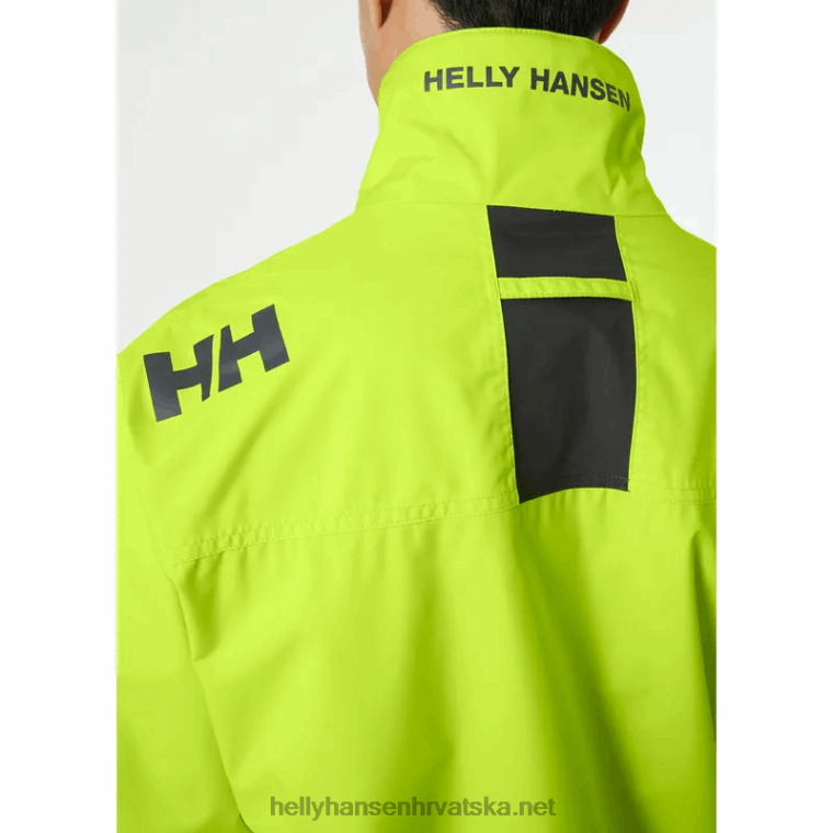 J0HV25 muška jakna za jedrenje za posadu muškarci Helly-Hansen azidno vapno
