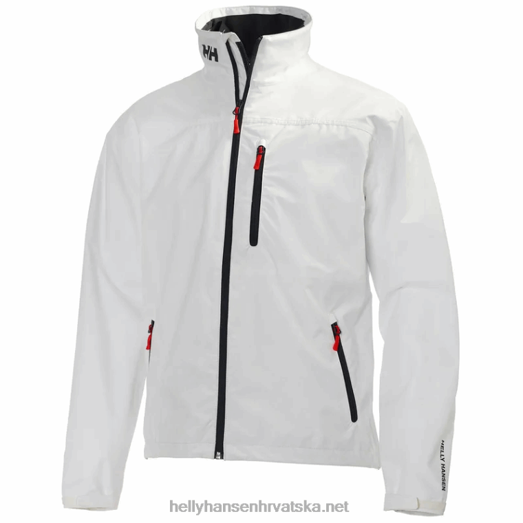 J0HV29 muška jakna za jedrenje za posadu muškarci Helly-Hansen bijela
