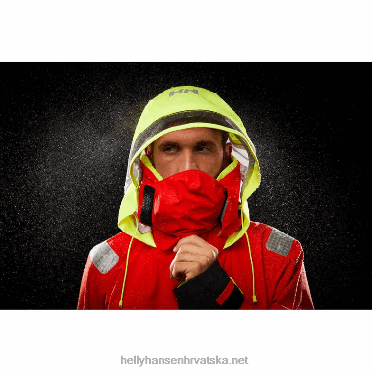 J0HV47 muška jakna za jedrenje aegir race 2.0 muškarci Helly-Hansen upozorenje crveno