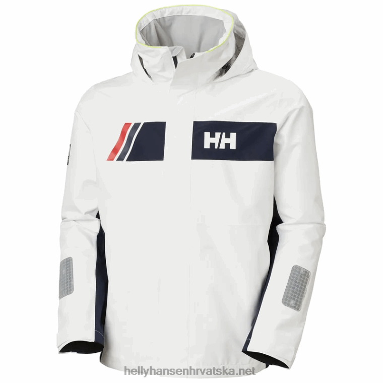 J0HV57 muška jakna za obalno jedrenje Newport muškarci Helly-Hansen bijela