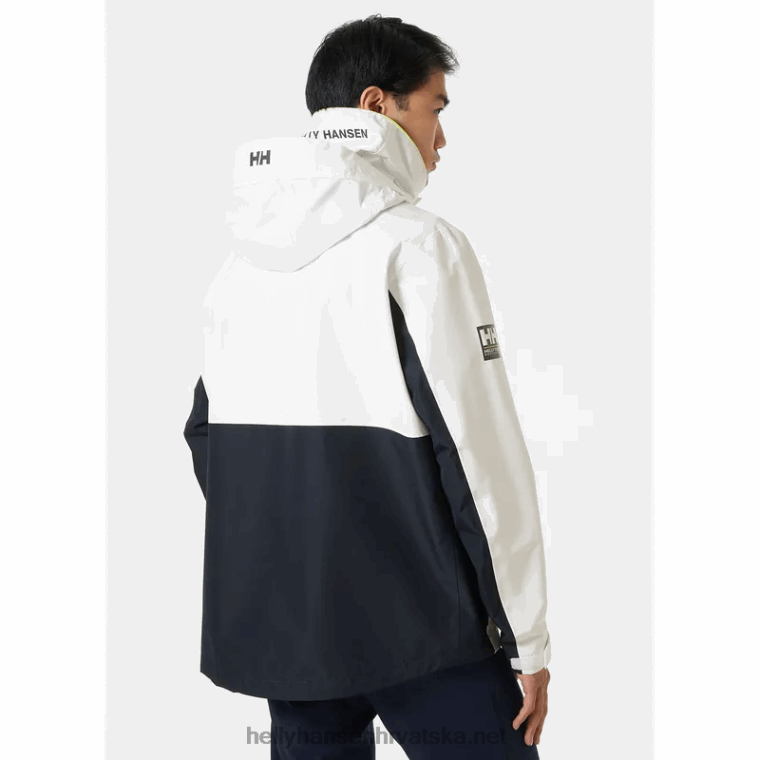 J0HV57 muška jakna za obalno jedrenje Newport muškarci Helly-Hansen bijela