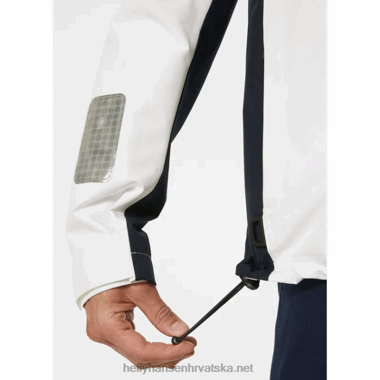 J0HV57 muška jakna za obalno jedrenje Newport muškarci Helly-Hansen bijela