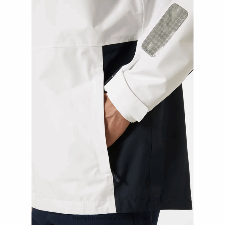 J0HV57 muška jakna za obalno jedrenje Newport muškarci Helly-Hansen bijela