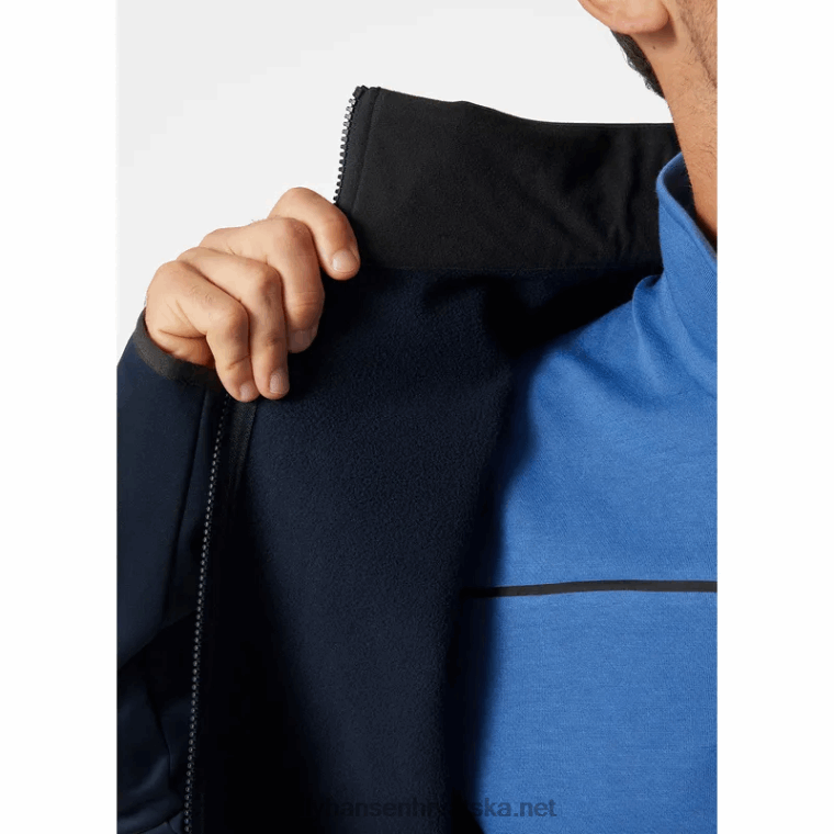 J0HV60 muška hp jakna od flisa otporna na vjetar muškarci Helly-Hansen mornarica