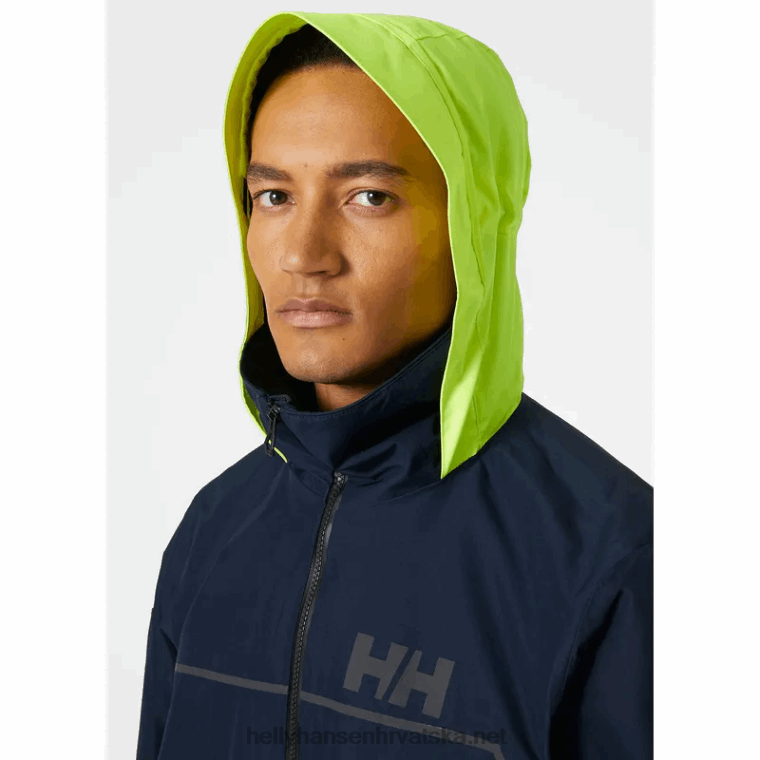 J0HV64 muška jakna za jedrenje hp folija 2.0 muškarci Helly-Hansen mornarica
