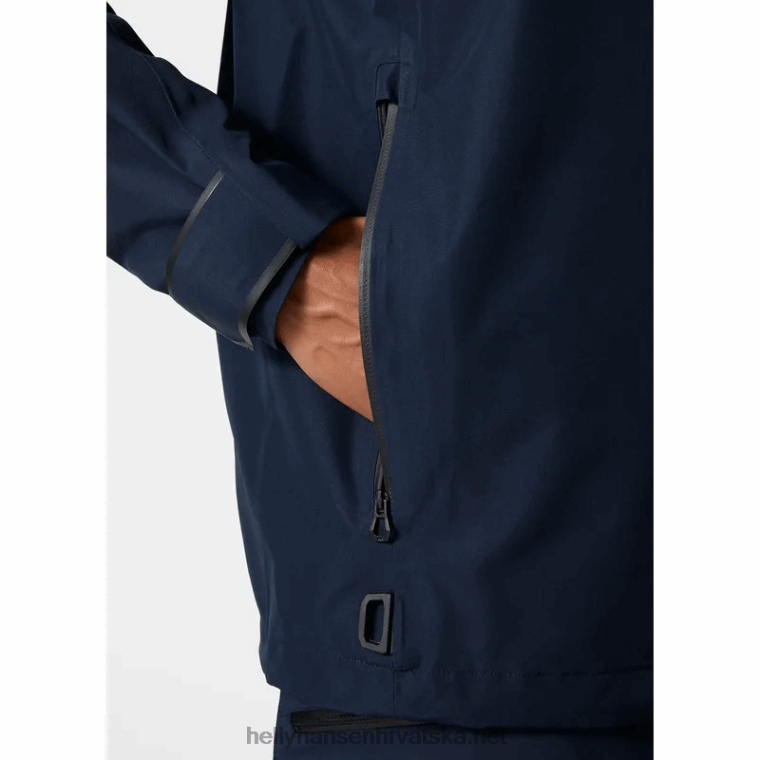 J0HV64 muška jakna za jedrenje hp folija 2.0 muškarci Helly-Hansen mornarica