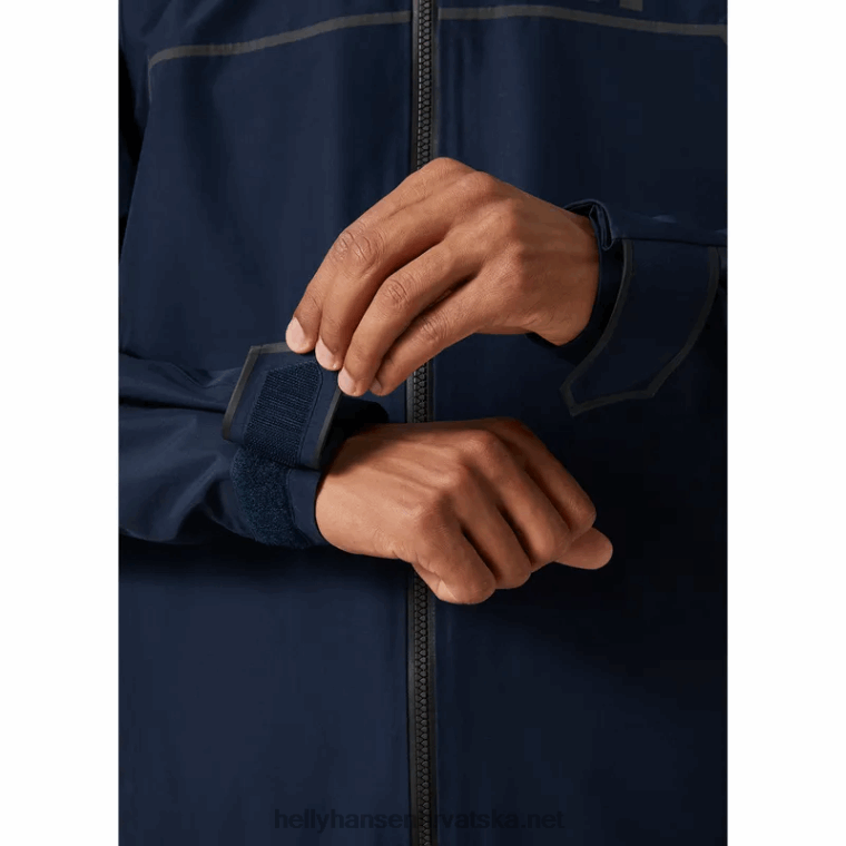 J0HV64 muška jakna za jedrenje hp folija 2.0 muškarci Helly-Hansen mornarica