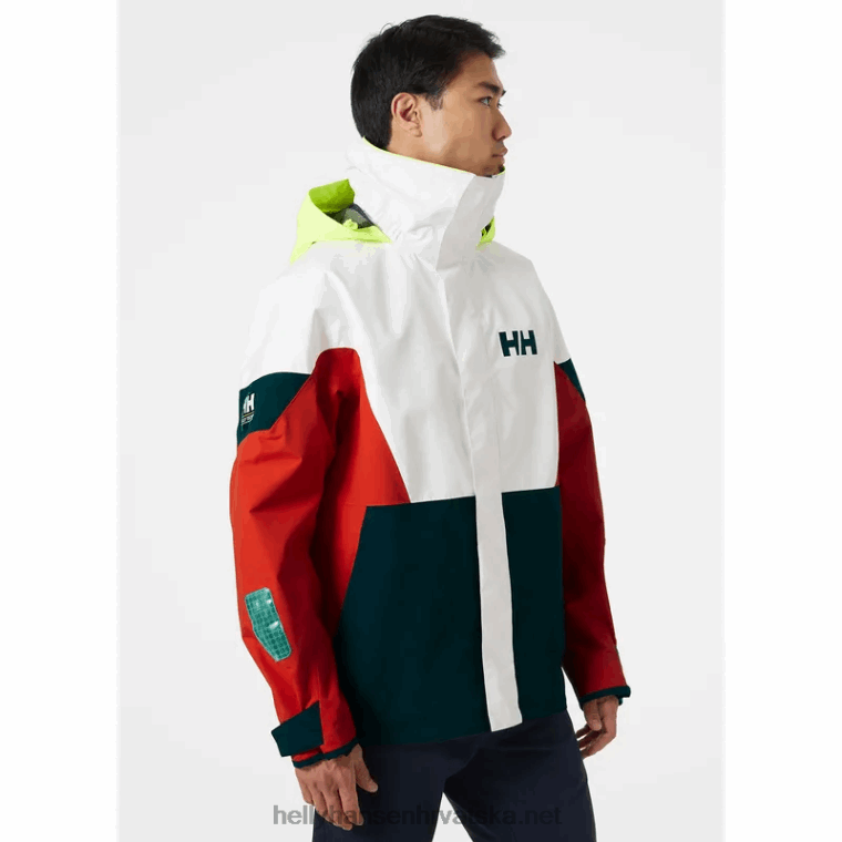 J0HV76 muška jakna za jedrenje newport regatta muškarci Helly-Hansen upozorenje crveno