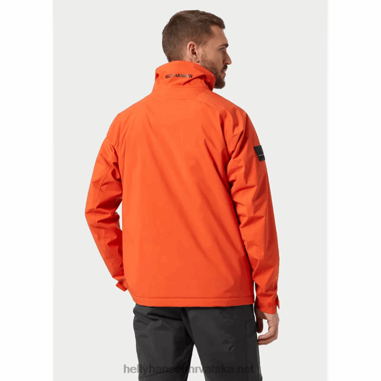 J0HV84 muška jakna za jedrenje hp lifaloft racing muškarci Helly-Hansen patrolni oran