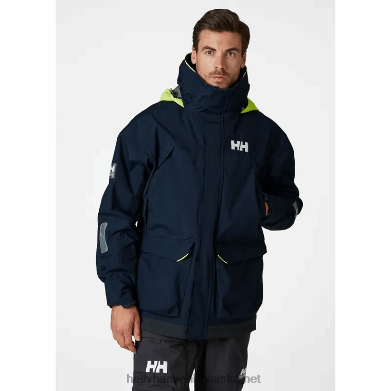 J0HV90 muška jakna za obalno jedrenje Pier 3.0 muškarci Helly-Hansen mornarica