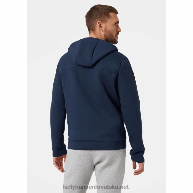 J0HV94 muška hp ocean jakna s patentnim zatvaračem muškarci Helly-Hansen mornarica melang