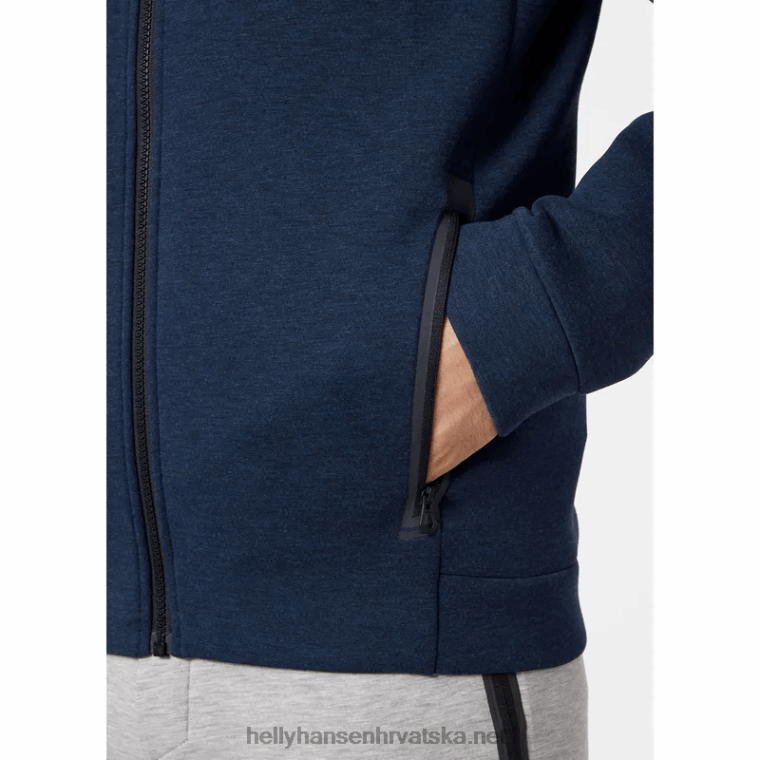 J0HV94 muška hp ocean jakna s patentnim zatvaračem muškarci Helly-Hansen mornarica melang