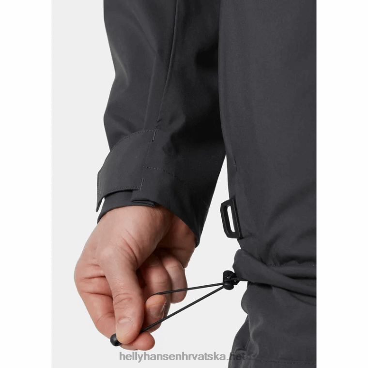 J0HV96 muška hp racing lifaloft jedriličarska jakna s kapuljačom muškarci Helly-Hansen ebanovina