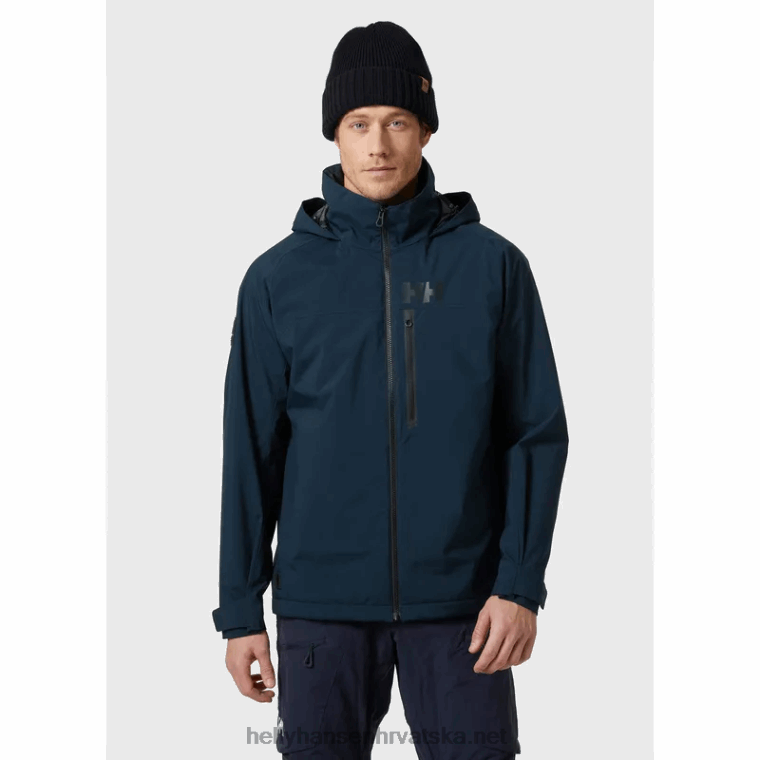 J0HV97 muška hp racing lifaloft jedriličarska jakna s kapuljačom muškarci Helly-Hansen mornarica