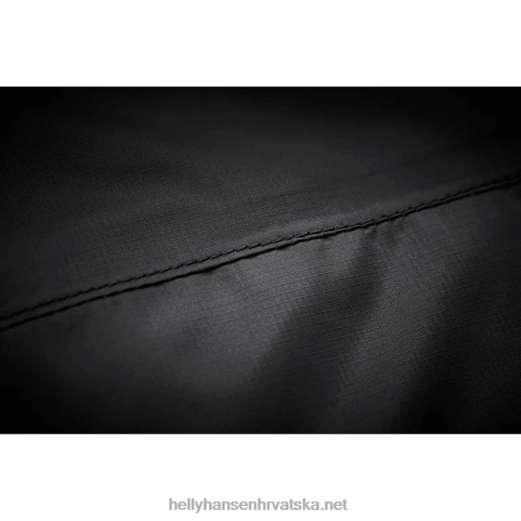 J0HV237 muška biciklistička kišna jakna s kapuljačom muškarci Helly-Hansen crno