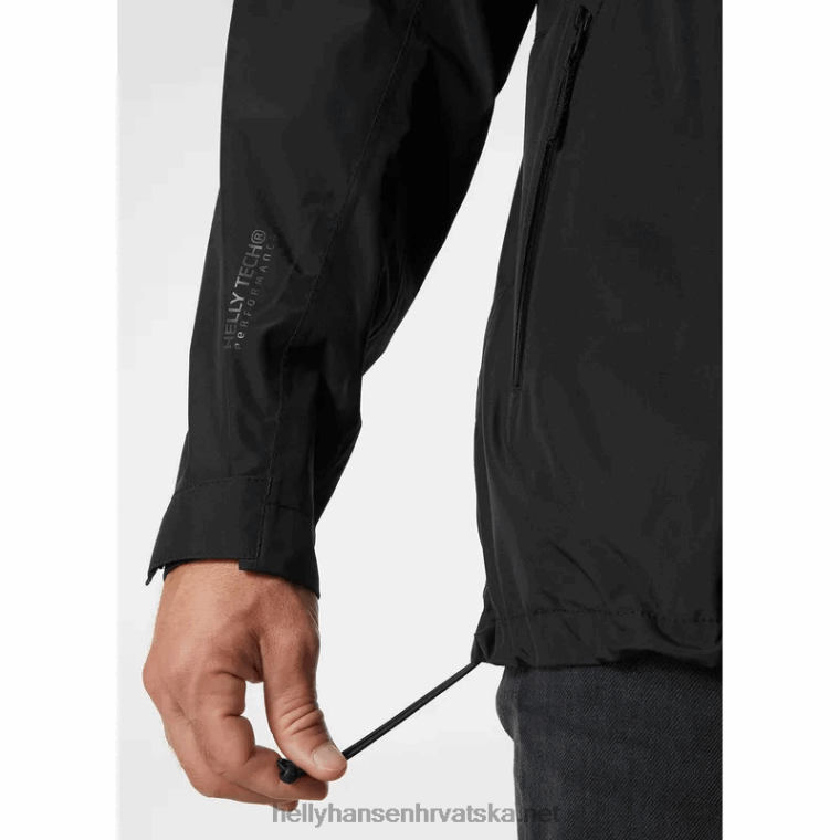 J0HV245 muška urb lab kišna jakna muškarci Helly-Hansen crno