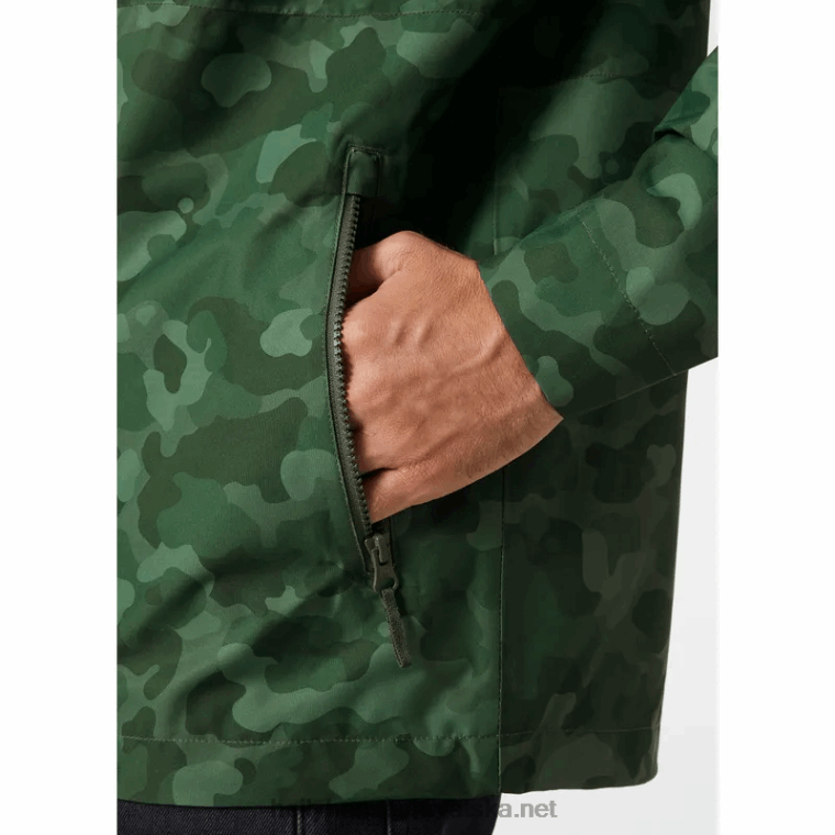 J0HV248 muška urbana kišna jakna muškarci Helly-Hansen smreka camo