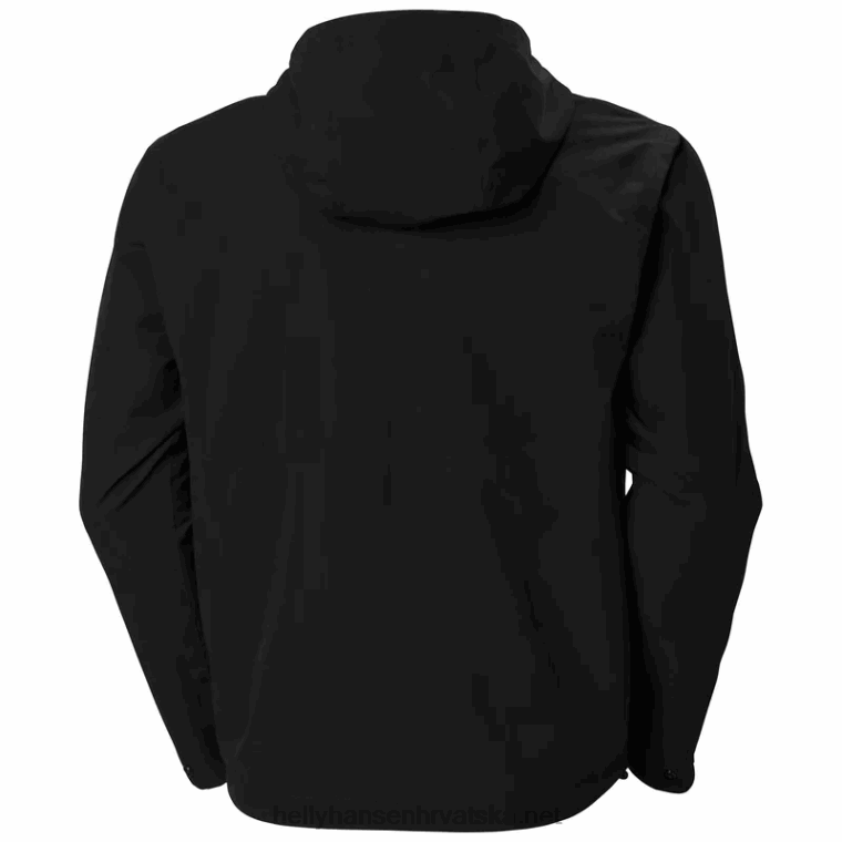 J0HV249 muška urbana kišna jakna muškarci Helly-Hansen crno