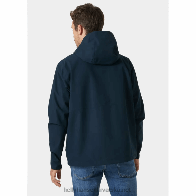 J0HV250 muška urbana kišna jakna muškarci Helly-Hansen mornarica