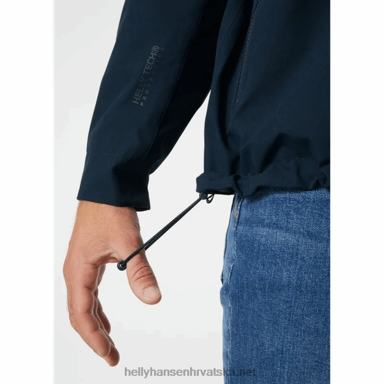 J0HV250 muška urbana kišna jakna muškarci Helly-Hansen mornarica