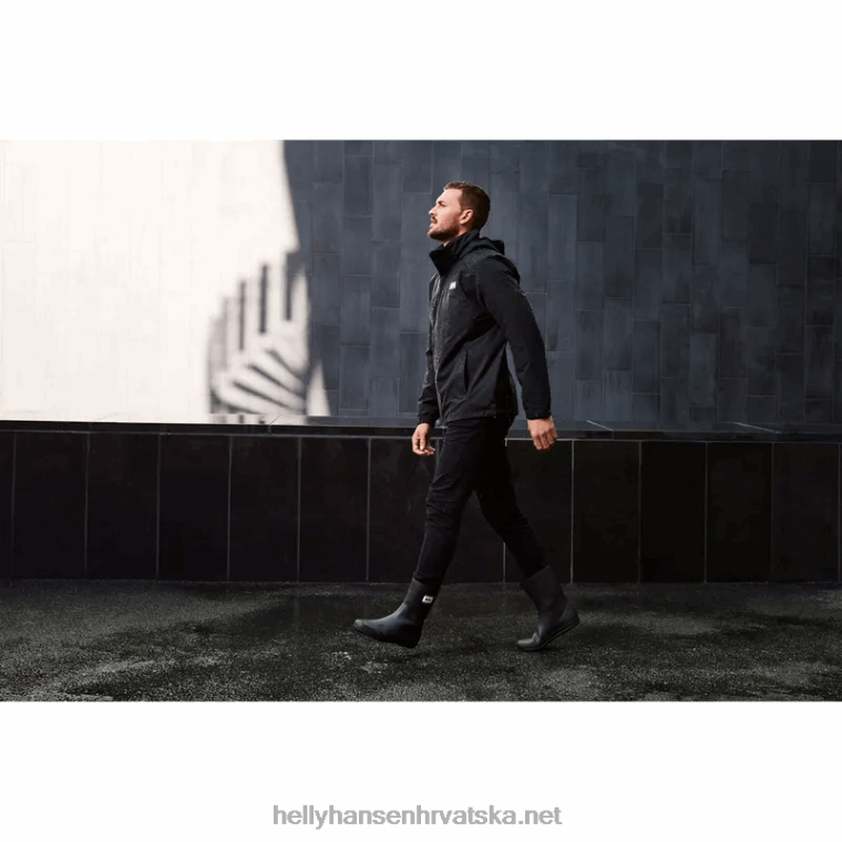 J0HV260 muška dubliner vodootporna jakna muškarci Helly-Hansen crno