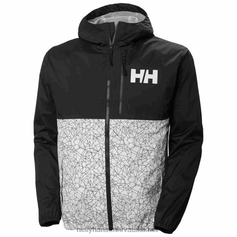 J0HV284 muška belfast 2 jakna za pakiranje muškarci Helly-Hansen crno