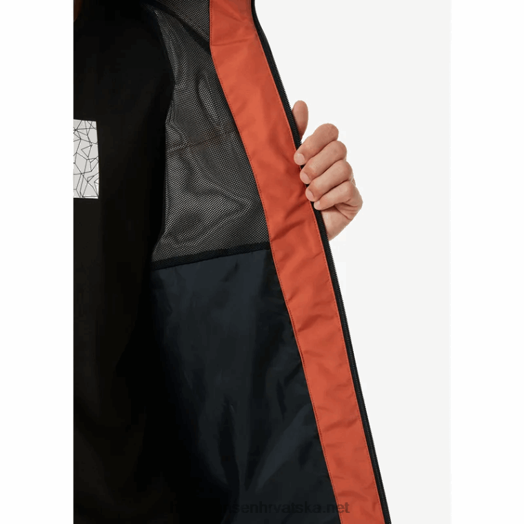 J0HV294 muška aktivna jakna s oceanskim vezanjem muškarci Helly-Hansen terakota