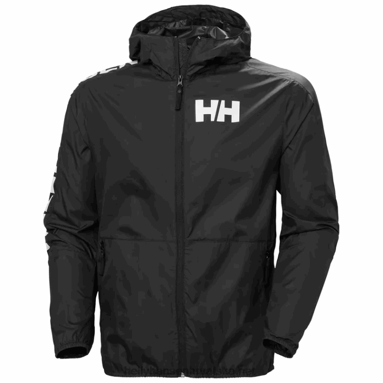 J0HV361 muška aktivna vjetrovka muškarci Helly-Hansen crno
