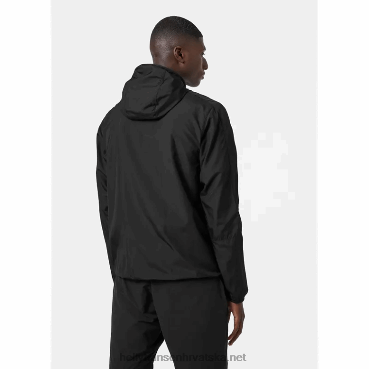 J0HV366 muška juell lagana vodootporna jakna muškarci Helly-Hansen crno
