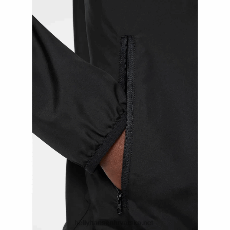 J0HV366 muška juell lagana vodootporna jakna muškarci Helly-Hansen crno