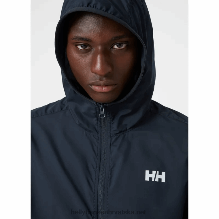 J0HV367 muška juell lagana vodootporna jakna muškarci Helly-Hansen mornarica