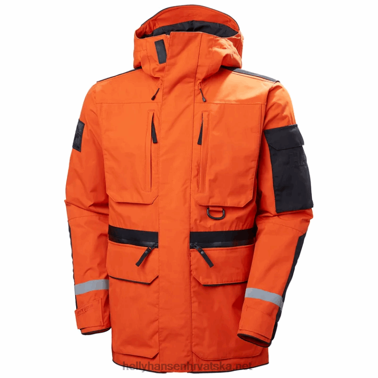 J0HV289 muška arctic prijelazna parka muškarci Helly-Hansen patrolni oran