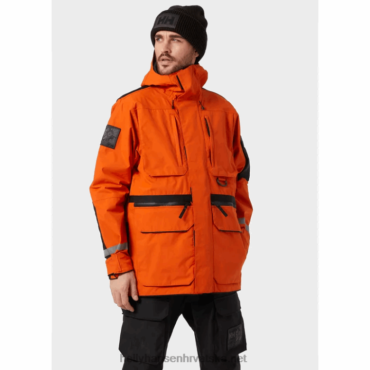 J0HV289 muška arctic prijelazna parka muškarci Helly-Hansen patrolni oran
