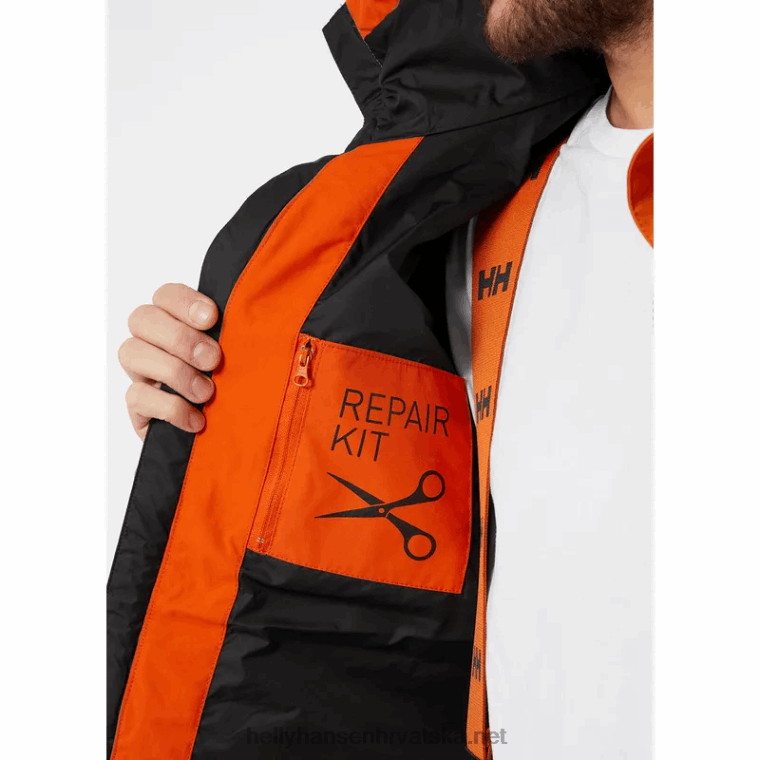 J0HV289 muška arctic prijelazna parka muškarci Helly-Hansen patrolni oran