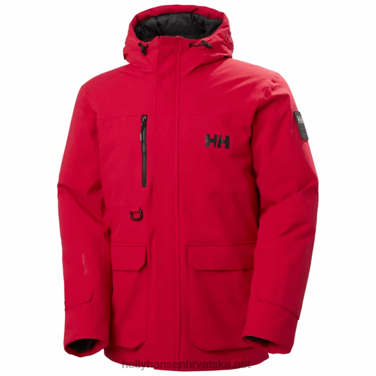 J0HV309 muška urbana lab parka muškarci Helly-Hansen Crvena