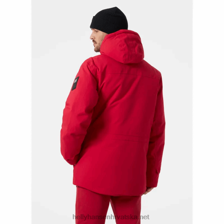 J0HV309 muška urbana lab parka muškarci Helly-Hansen Crvena