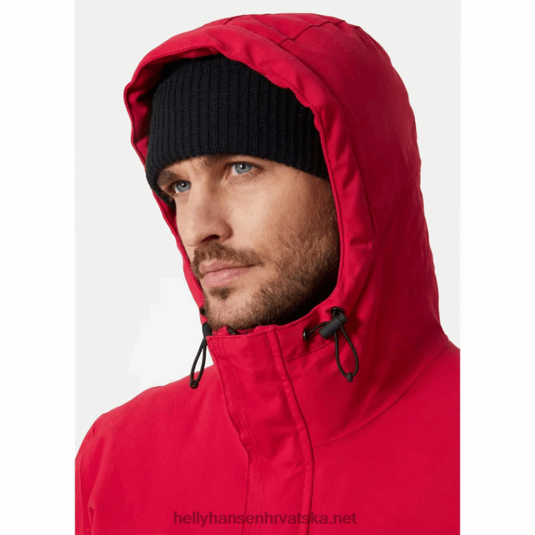 J0HV309 muška urbana lab parka muškarci Helly-Hansen Crvena