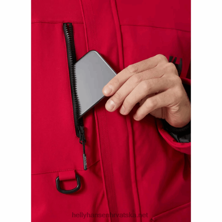 J0HV309 muška urbana lab parka muškarci Helly-Hansen Crvena