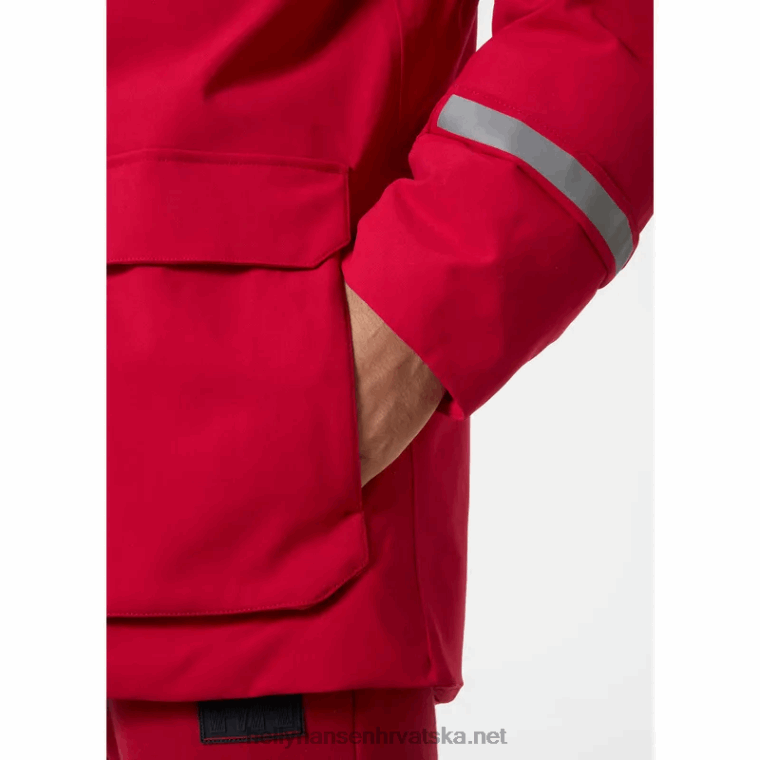 J0HV309 muška urbana lab parka muškarci Helly-Hansen Crvena